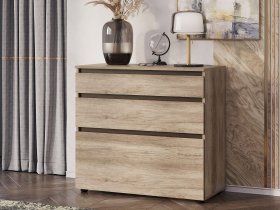 Комод КМ-01 Энигма (венге/дуб каньон) в Быстровке - bystrovka.mebel-nsk.ru | фото