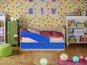 Кровать детская Бабочки 2,0 м в Быстровке - bystrovka.mebel-nsk.ru | фото