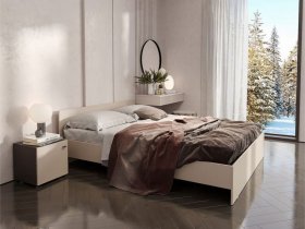 Кровать двухспальная 1,6м Гиза в Быстровке - bystrovka.mebel-nsk.ru | фото