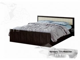 Кровать двуспальная 1,4м Фиеста (BTS) в Быстровке - bystrovka.mebel-nsk.ru | фото