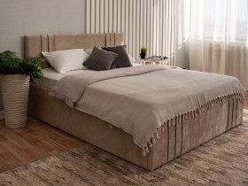 Кровать двуспальная 1,4м с подъем. мех. Леванте в Быстровке - bystrovka.mebel-nsk.ru | фото