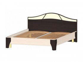 Кровать двуспальная 1,6 м Верона (Линаура) в Быстровке - bystrovka.mebel-nsk.ru | фото