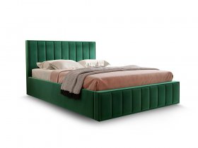 Кровать мягкая 1,6 Вена стандарт, вар.1 в Быстровке - bystrovka.mebel-nsk.ru | фото