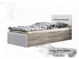 Кровать односпальная Наоми КР-12 в Быстровке - bystrovka.mebel-nsk.ru | фото