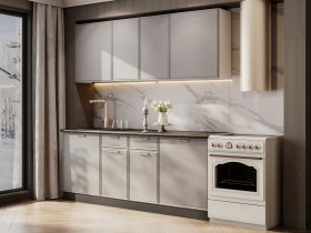 Кухонный гарнитур «Адель» 2,0м (нео) в Быстровке - bystrovka.mebel-nsk.ru | фото