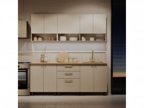 Кухонный гарнитур Орма 2,0м в Быстровке - bystrovka.mebel-nsk.ru | фото