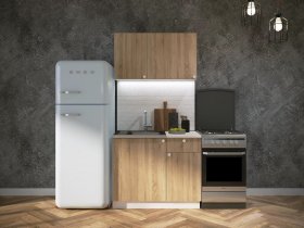 Кухонный гарнитур Ронда 1,0 м в Быстровке - bystrovka.mebel-nsk.ru | фото
