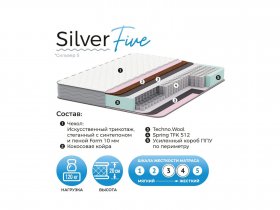 Матрас Silver Five в Быстровке - bystrovka.mebel-nsk.ru | фото