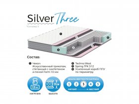 Матрас Silver Three в Быстровке - bystrovka.mebel-nsk.ru | фото