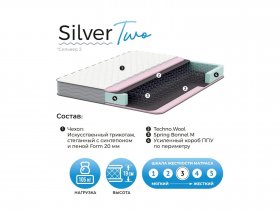 Матрас Silver Two в Быстровке - bystrovka.mebel-nsk.ru | фото