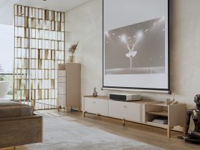 Модульная гостиная Одетта (дуб эндгрей/меланж) в Быстровке - bystrovka.mebel-nsk.ru | фото