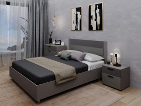 Модульная спальня Лион в Быстровке - bystrovka.mebel-nsk.ru | фото