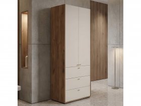 Шкаф двухстворчатый c ящиками Орма в Быстровке - bystrovka.mebel-nsk.ru | фото