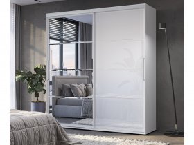 Шкаф-купе Крафт-6 2,0м (белый) в Быстровке - bystrovka.mebel-nsk.ru | фото