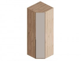 Шкаф угловой Сицилия (дуб альпийский/тефия) в Быстровке - bystrovka.mebel-nsk.ru | фото