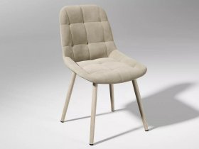 Стул обеденный Шато (бежевый Ultra Sand/каркас туя) в Быстровке - bystrovka.mebel-nsk.ru | фото