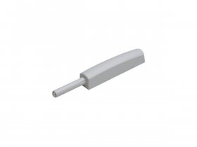 Толкатель Push Open с магнитом, накладной, 37мм, белый, MACO в Быстровке - bystrovka.mebel-nsk.ru | фото
