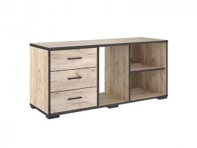 Тумба 1200 Тм075.0 Гермес лофт (дуб крафт серый) в Быстровке - bystrovka.mebel-nsk.ru | фото